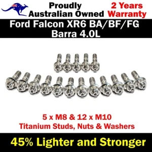 Titanium Exhaust Manifold&Turbo Dump Pipe Stud For Ford Falcon XR6 BA/BF/FG 4.0L - Bild 1 von 4