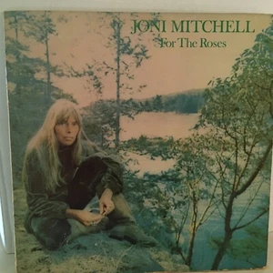 JONI MITCHELL LP FOR THE ROSES - Picture 1 of 5