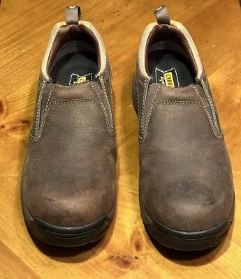 Carolina Lytning Para Mujer Ligero ESD Comp Puntera Cuero Sin Cordones LT251 Talla 10W Foto 1 de 4