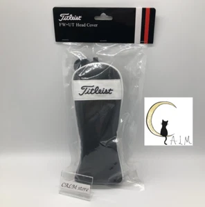 Titleist Golf Headcover x1 Classic JE Hybrid HB UT TA23PCJEHC Black NEW JAPAN - Picture 1 of 15
