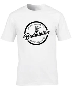 Badminton Life Witz Herren T-Shirt Geschenk Sport Spieler Team Club coole Grafik lustig - Bild 1 von 10