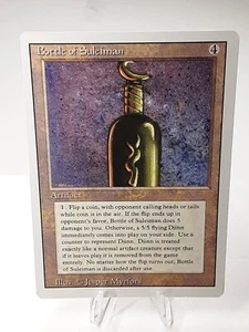MTG - 3rd Edition - Revised - Bottle of Suleiman - Rare - LP+ NM - Picture 1 of 2