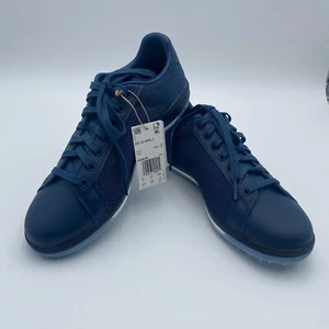 Nuevos zapatos de golf Adidas Go-To Spikeless 1 para hombre blanco tiza o doble azul marino - Imagen 1 de 25