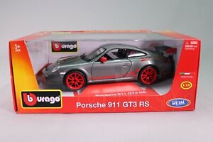 LE683 BURAGO DIAMOND COLLEZIONE 18-11034 Voiture 1/18 Porsche 911 GT3 RS gris