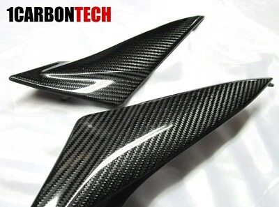 CARBON FIBER LOWER TANK PANELS 2011-2012-2013-2014-2018-2025 SUZUKI GSXR 600 750 - Image 1 of 4