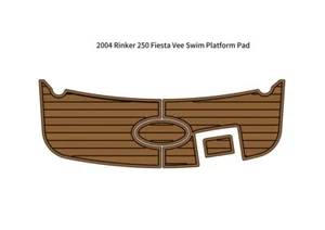 2004 Rinker 250 Fiesta Vee Swim Platform Boat EVA Faux Foam Teak Deck Floor Pad - Picture 1 of 16
