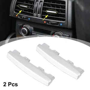2pcs Front AC Air Vent Outlet Tab Clip Chrome Plated Trim for BMW X5 F15 X6 F16 - Picture 1 of 8
