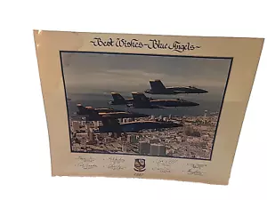 Vintage Promo Glossy Blue Angels Team Poster 1997 Season 16" x 20" - Picture 1 of 19