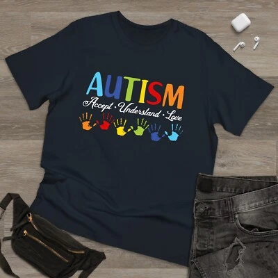 Autism Accept-Understand Love Autism awareness Tee Adult Kids Unisex Xmas Puzzle - Image 1 of 3