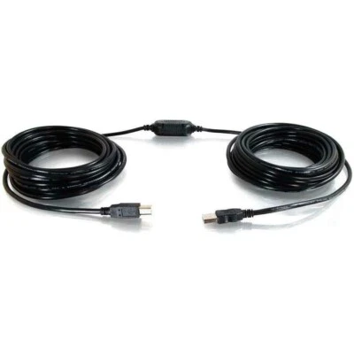 C2G 25FT USB Type-A Male to USB Type-B Male Cable - Black - Image 1 of 3