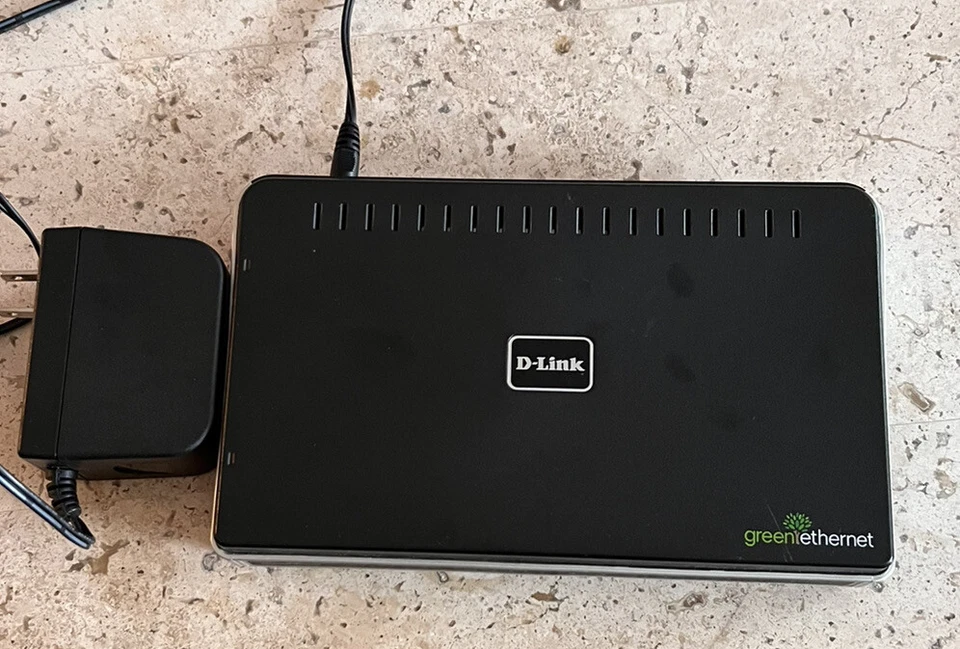D - Link Green Ethernet Gigabit Swithc DGS-2208 w/ Power Adapter - Used - Image 1 of 1