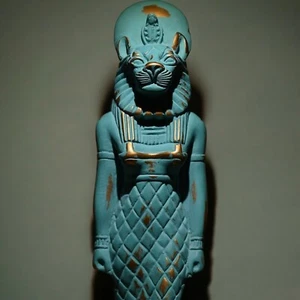 RARE ANCIENT EGYPTIAN ANTIQUITIES Large Egyptian Goddess Sekhmet Statue Egypt BC - Picture 1 of 8
