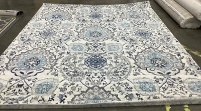 CREAM / LIGHT GREY 8'-0" x 10'-0" Flaw in Rug Reduced Price 1172678138 MAD600C-8 - Image 1 of 4