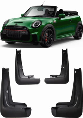 Genuine Molded Splash Guards Mud Flaps For 2021-2024 Mini Cooper JCW F55 F56 F57 - Image 1 of 4