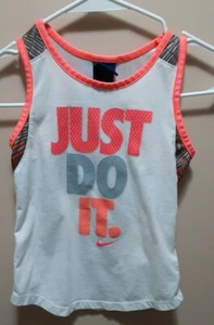 Girl's Youth Nike Just Do It Multi-Color Tank Top Size 6 - Picture 1 of 4