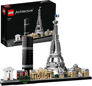 LEGO Architecture Paris, Modellbausatz mit Eiffelturm, Champs-Élysées 21044 NEU - Bild 1 von 3