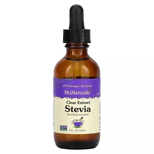 Clear Extract Stevia, Plant-Based Sweetener, Unflavored, Glass Bottle, 2Oz - Picture 1 of 12