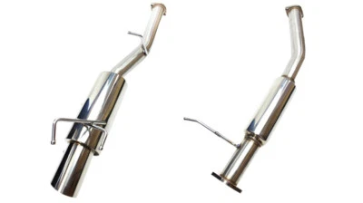 Новая выхлопная система ISR Performance 3 дюйма GT с одним выходом для Nissan 240sx S13 89-94 - Изображение 1 из 4