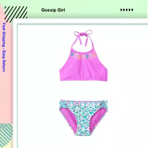 Gossip Girl Girls Fashion Bikini Swimsuits, Mint Aztec, Sz-16 - Picture 1 of 1