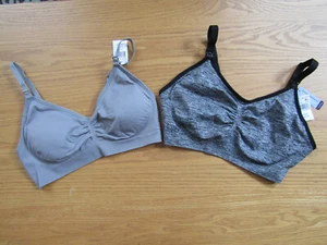2 PREGNANT WOMAN'S / FEMALE NURSING BRAS - MOTHERHOOD MATERNITY - EXTRA LARGE - Picture 1 of 7