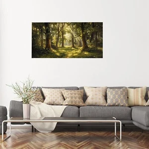 Landscape Trees Canvas Painting Posters Prints Art Canvas Wall Art Wall Pictures - Picture 1 of 14