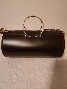FUTURE GLORY margaux leather duffle crossbody handbag - Picture 1 of 10