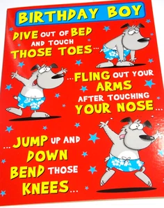 Funny Birthday Card. Just Joking Range by Simon Elvin . FN11 - Picture 1 of 2