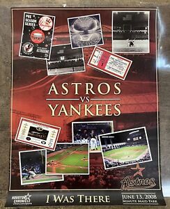June 13 2008 Houston Astros vs Yankees Minute Maid Park I Was There Poster