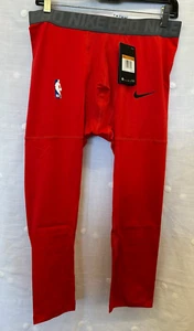 Detroit Pistons Player Issued Authentic Nike Pro Compression Tights Red Neu mit Etikett XXL - Bild 1 von 9
