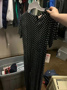 GB Girls Body/Pant Suit New W/Tags Size 12 BNWT RETAIL $49 Black with White - Picture 1 of 2