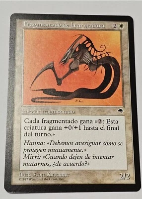 Armor Sliver●TEMPEST●MTG●1997●SPANISH●UNCOMMON●NEAR MINT●18015 - Image 1 of 2