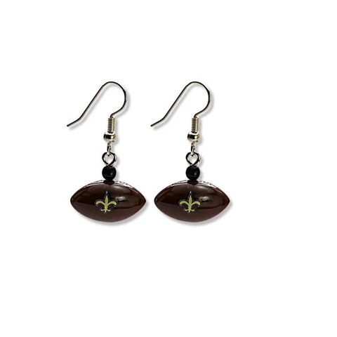 New Orleans Saints Football Dangle Earrings NFL New Cover