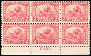 549, Mint FVF NH 2¢ Bottom Plate Block of Six * Stuart Katz - Picture 1 of 1
