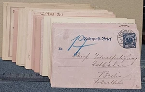 Deutsches Reich - 64 Rohrpostbelege - gebraucht und ungebraucht - Bild 1 von 9