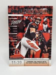 2023 Panini Prestige #TS-8 Sam Hubbard Time Stamped Insert Bengals NM - Picture 1 of 2