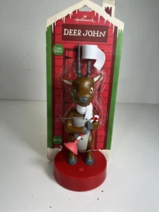 Hallmark Deer John Sing & Talk renna WC scherzi movimento attivato VEDI VIDEO - Foto 1 di 2