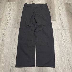 Wrangler Cargo Pants Men's 34x34 Gray Baggy Fit Double Knee Workwear - Picture 1 of 8