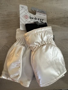 NWT Women's L/XL Isotoner SleekHeat Touchscreen Thermal Flip Top Mittens Ivory - Picture 1 of 8