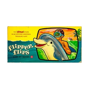 Mattel Boardgame Flipper Flips Box Fair/VG+ - Picture 1 of 2