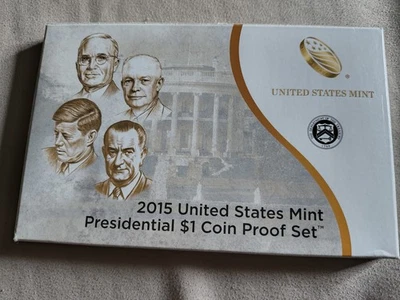 2015 United States Mint Presidential $1 Coin Proof Set - Image 1 of 4