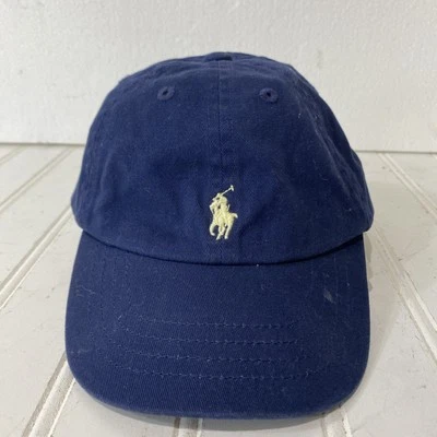 Polo Ralph Lauren The Iconic Cotton Chino Ball Cap azul marino niños pequeños Foto 1 de 4