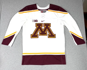 Nike Minnesota Golden Gophers Trikot Herren Large weiß weinrot NCAA Hockey Big Ten - Bild 1 von 6