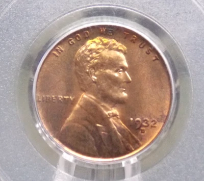 1932 "D" Lincoln WHEAT Cent Penny 1c NGC MS64 RD #111 **RED** Unc BU ECC&C, Inc. - Image 1 of 4