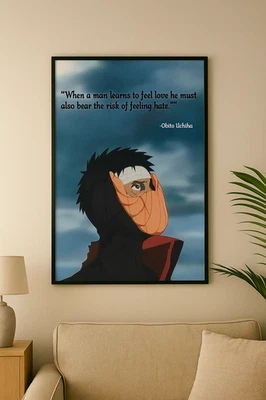 Obito Uchiha (Naruto) Quote Poster - Image 1 of 2