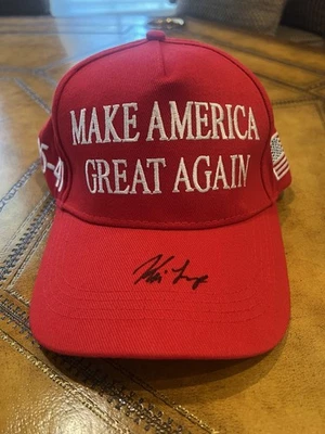 KAI TRUMP SIGNED MAKE AMERICA GREAT AGAIN HAT DONALD TRUMP GRANDDAUGHTER - Image 1 of 4