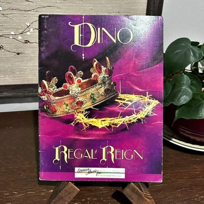 DINO KARTSONAKIS Songbook Regal Reign 1985 Piano Solos 9 Songs Vintage 80s - Image 1 of 4