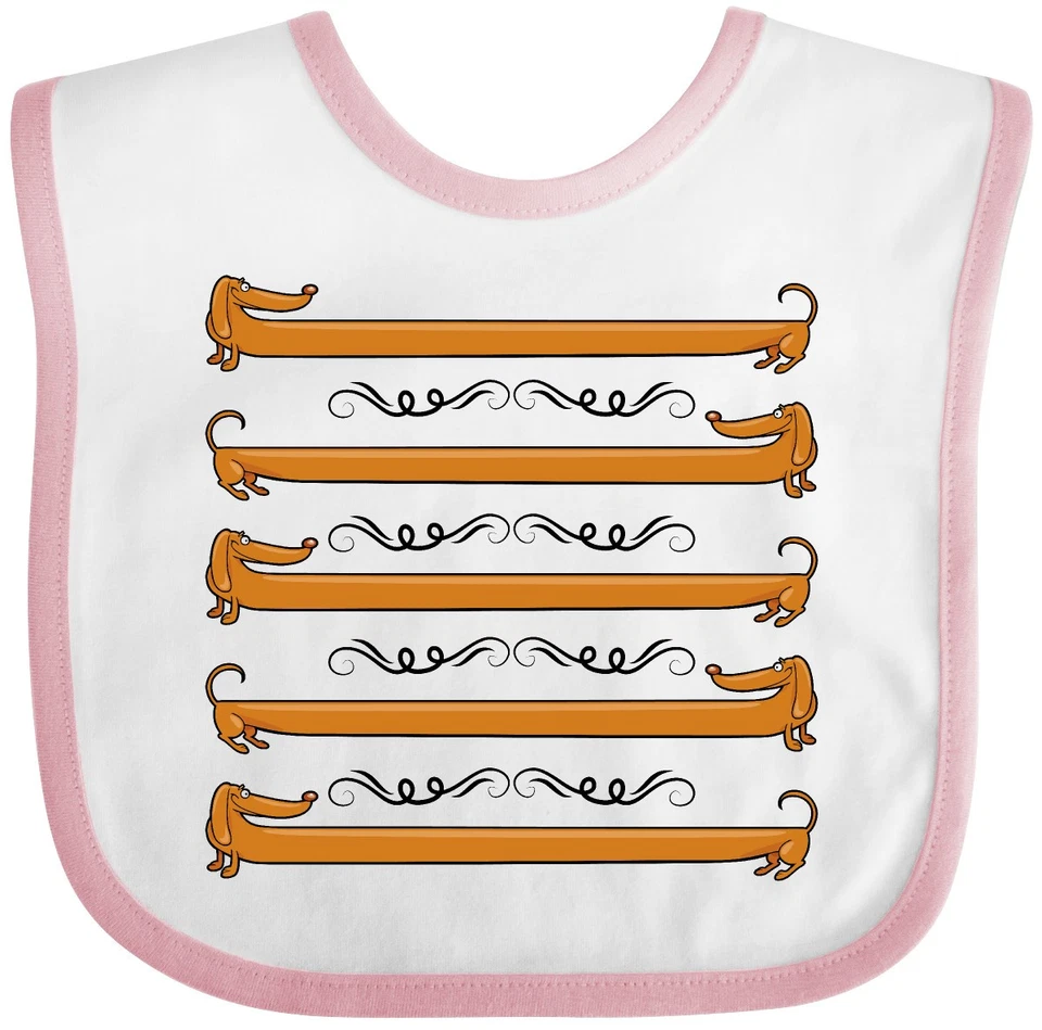Linda ropa infantil Inktastic Dachshund perro cachorro bebé babero raza mascota Foto 1 de 1