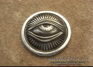 Neu unbenutzt Freemason Eye of Providence Silber 925 Concho Made in Japan Herren " - Bild 1 von 5