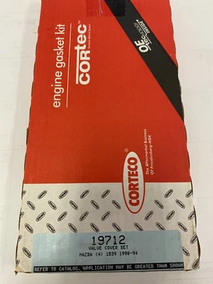 Valve Cover Gasket Set SOHC 16 Valves fits 1990 Mazda Protege 1.8L-L4 same 19712 - Image 1 of 3