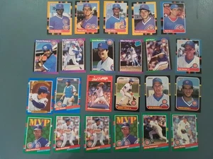 Chicago Cubs- Donruss 23 Card Lot - Sandberg, Sutcliffe, Schiraldi, Gerardi - RC - Picture 1 of 2